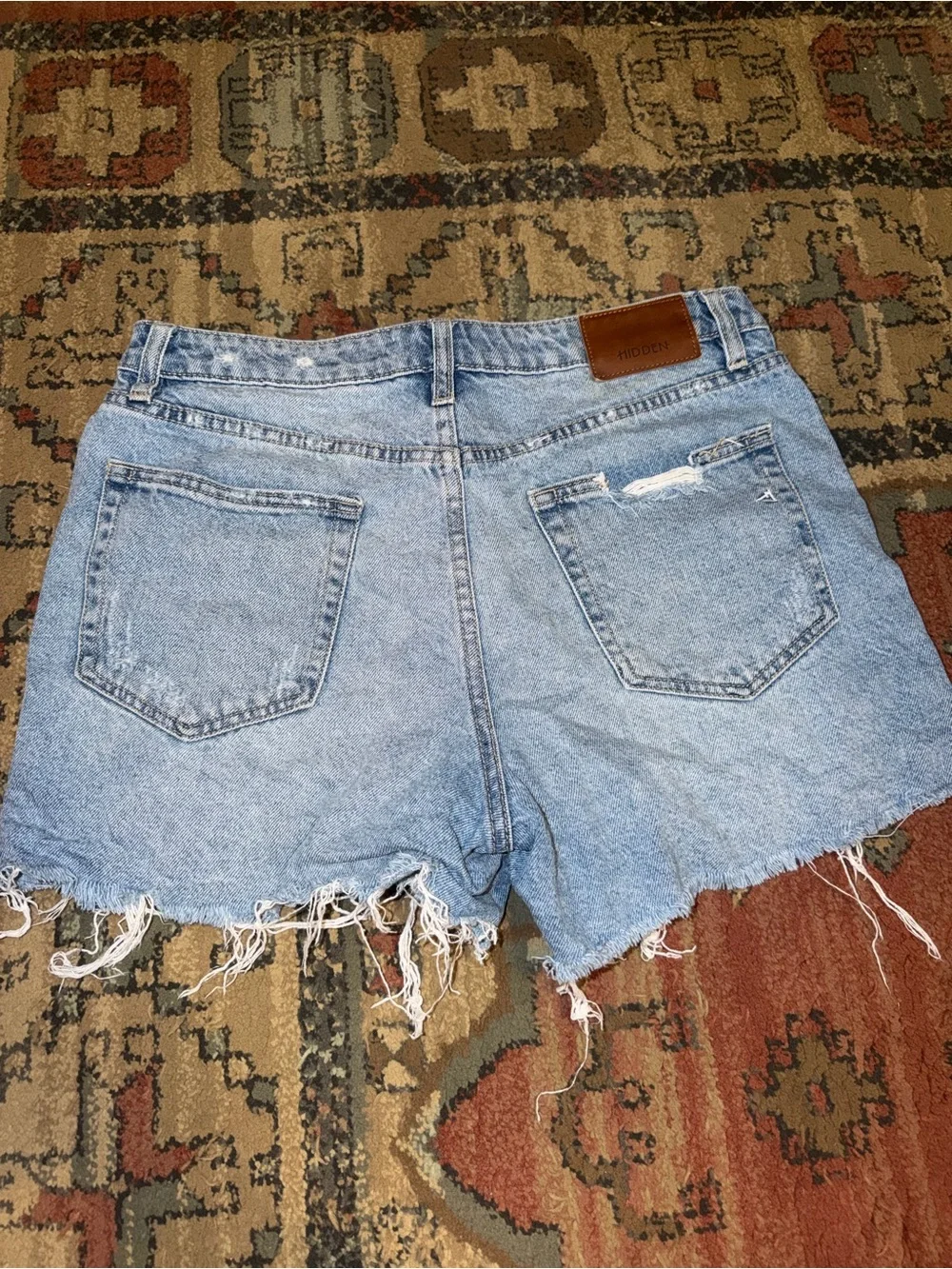 Hidden denim shorts